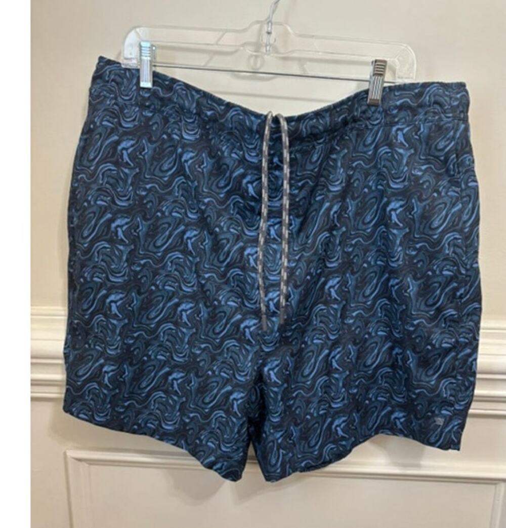 Mack Weldon Swim Trunks Board Shorts Lined XXL Zip Pockets 2XL